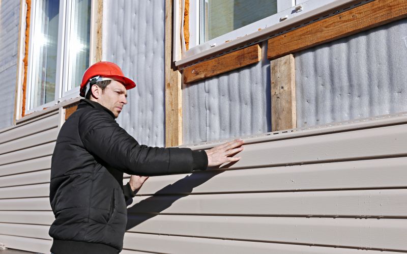 Siding Installation on a Residential Home